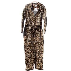 REVOLVE Lita by Ciara Jumpsuit Chetah Belted long pants size XL $398 NWT